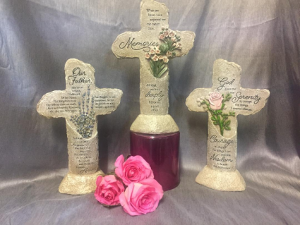 LIGHTED MEMORY CROSSES