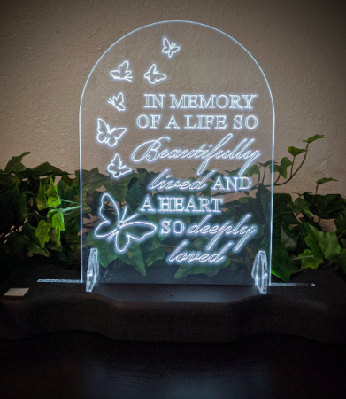 Lighted Plaque Sympathy Gift