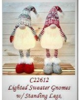 Lighted Sweater Gnome 