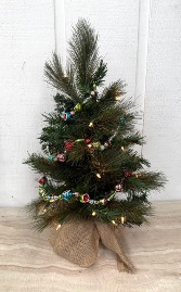 Lighted Vintage Christmas Tree 