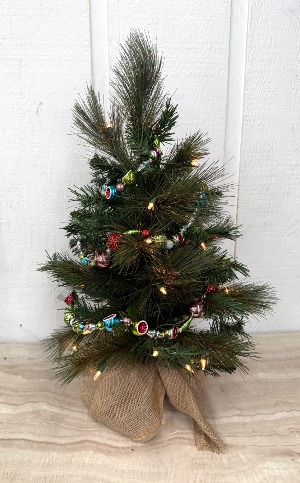 Lighted Vintage Christmas Tree 