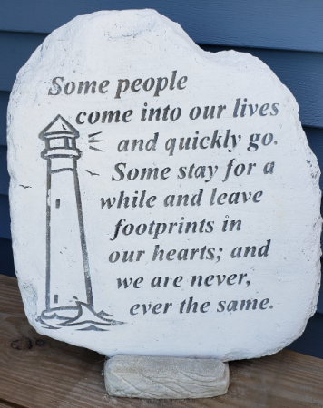 Lighthouse Stone Cement Memorial Stone