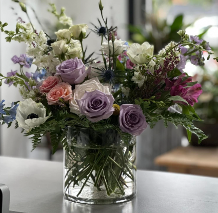  Lilac Field  Large Cylinder Arrangement 