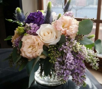 Lilac Spring Vase arrangement