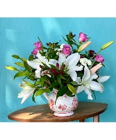 Lilies and friends With love.. Lilies and Roses