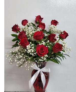 Lilies and red roses Any occasion 