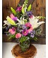 Lilies & Roses Delight Flower Arrangement