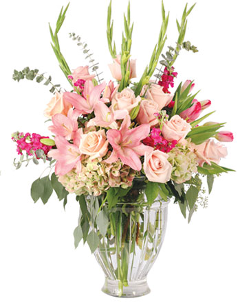 Lilies with Grace Flower Arrangement in Jamestown, NC | Blossoms Florist & Bakery