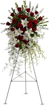 LILY AND ROSE TRIBUTE SPRAY