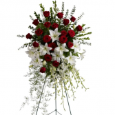 Lily and Rose Tribute Spray Item #T226-1A