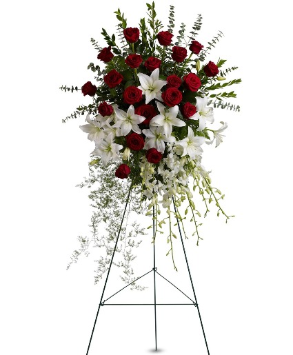 Lily and Rose Tribute Spray T226-1A