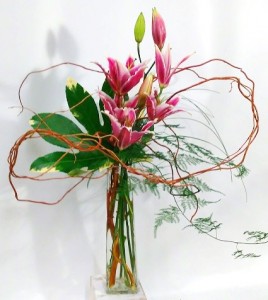 Lily Art Bud Vase