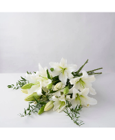 Lilies Bouquet - Whites 