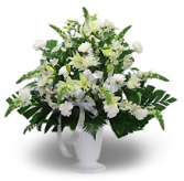 Lily & Carnation Urn 