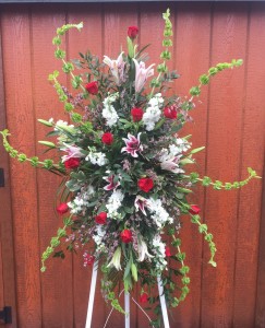 Lily Paradise Standing Spray