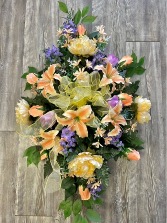 Lily, Rose and Mum Artificial  Spray
