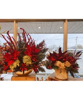 Limited Silk Artificial Christmas collection Arrangement