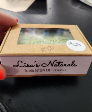 Lisa's Naturals Tallow Lotion Bar gifts