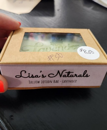 Lisa's Naturals Tallow Lotion Bar gifts