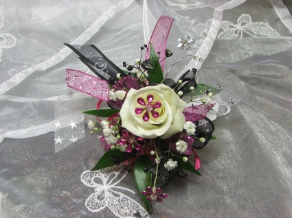 Little Girls Wrist Corsage Wedding Flowers In Herndon Pa