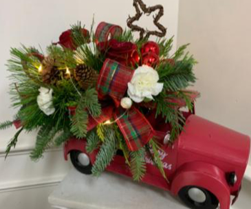 Little Red Farm Truck  Holiday