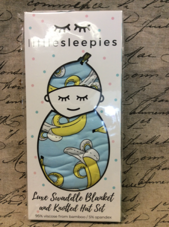 Little Sleepies Banana Swaddle Set Gift