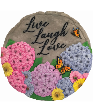 Live Laugh Love Stepping Stone Stone