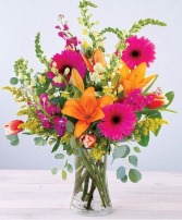 Lively Lilies & Gerberas Floral Design