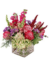 Lively & Luscious Vase Arrangement  Flower Bouquet