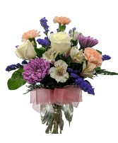 Lively Pastels Vase Arrangement 