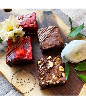 Local Brownies by Bake. 4 pack Brownies