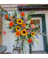 LOCAL Flowers Standing Spray - bright Standing Spray