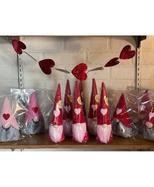 Local Handmade Valentines Gnomes 