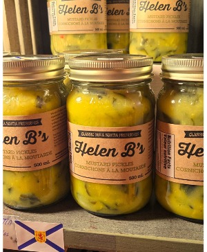 LOCAL MUSTARD PICKLES  BY HELEN B. (500ML)