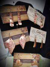 Locally Crafted Copper Jewelry Earrings