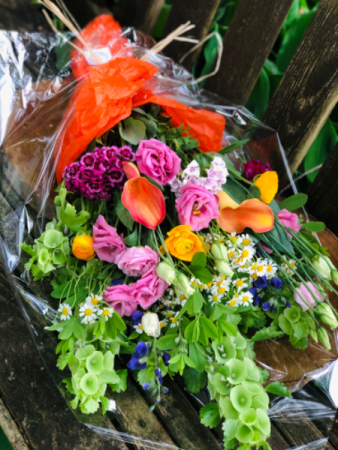 Locally Grown Stems Wrap Bouquet