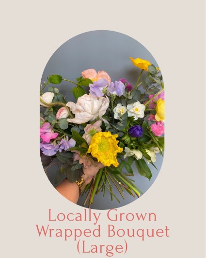 Locally Grown Wrapped Bouquet (Large) *READ DESCRIPTION*
