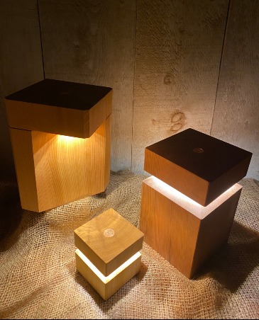 *Locally Made* PRODUCT Cedar wood "Penny" Lights  in Toronto, ON | THE NEW LEAF FLORIST