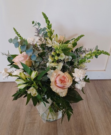 Lola Vase Arrangement  in Owen Sound, ON | BLOEMERS FLOWERS & PLANTS