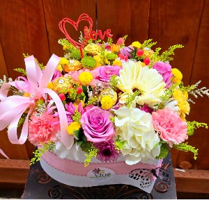 Lolli Lou Floral Heart Box 
