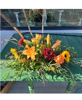 long and low fall arrangement 