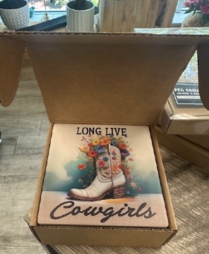 LONG LIVE COWGIRLS COASTERS SET OF 6
