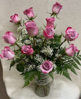 Long Stem Lavender Roses