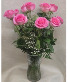 Long Stem Pink Roses
