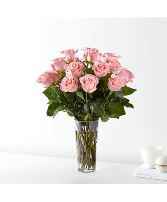 Long Stem Pink Rose Bouquet 