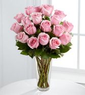 Long Stem Pink Rose Bouquet