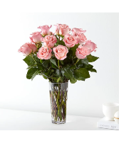 Long Stem Pink Roses Bouquet 