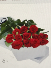 Long Stem Red  Boxed Roses