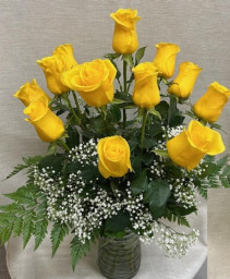 Long Stem Yellow Roses