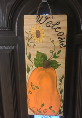 Long Welcome Door Hanger